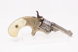 1874 New York ENGRAVED COLT Open Top .22 Pocket PEARL GRIP LETTERED Antique Colt’s Answer to SMITH & WESSON’S No. 1 Revolver - 15 of 18