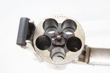 BABY RUSSIAN SMITH & WESSON 38 S&W Single Action Revolver WILD WEST Antique c1876 Nickel Finish 3 1/4” Barrel 5-Shot - 10 of 17