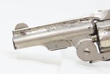 BABY RUSSIAN SMITH & WESSON 38 S&W Single Action Revolver WILD WEST Antique c1876 Nickel Finish 3 1/4” Barrel 5-Shot - 5 of 17