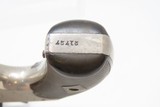 BABY RUSSIAN SMITH & WESSON 38 S&W Single Action Revolver WILD WEST Antique c1876 Nickel Finish 3 1/4” Barrel 5-Shot - 11 of 17