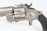 BABY RUSSIAN SMITH & WESSON 38 S&W Single Action Revolver WILD WEST Antique c1876 Nickel Finish 3 1/4” Barrel 5-Shot - 4 of 17