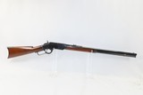 1884 Antique WINCHESTER 1873 .22 Short Rifle Octagonal Barrel Crescent Butt SCARCE! Less Than 20K Made, 1st US .22 REPEATING RIFLE - 20 of 25