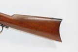 1884 Antique WINCHESTER 1873 .22 Short Rifle Octagonal Barrel Crescent Butt SCARCE! Less Than 20K Made, 1st US .22 REPEATING RIFLE - 3 of 25
