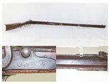 CHAMBERSBURG SCHOOL PENNSYLVANIA LONG RIFLE ABRAHAM SCHWEITZER .50
Antique Franklin County, PA Striped Maple Stock Silver Eagle