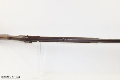 CHAMBERSBURG SCHOOL PENNSYLVANIA LONG RIFLE ABRAHAM SCHWEITZER .50Antique Franklin County, PA Striped Maple Stock Silver Eagle - Image 15 of 22
