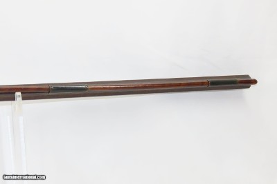 CHAMBERSBURG SCHOOL PENNSYLVANIA LONG RIFLE ABRAHAM SCHWEITZER .50Antique Franklin County, PA Striped Maple Stock Silver Eagle - Image 12 of 22