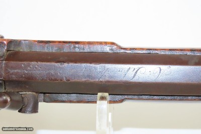 CHAMBERSBURG SCHOOL PENNSYLVANIA LONG RIFLE ABRAHAM SCHWEITZER .50Antique Franklin County, PA Striped Maple Stock Silver Eagle - Image 13 of 22