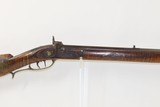 CHAMBERSBURG SCHOOL PENNSYLVANIA LONG RIFLE ABRAHAM SCHWEITZER .50
Antique Franklin County, PA Striped Maple Stock Silver Eagle - 4 of 22