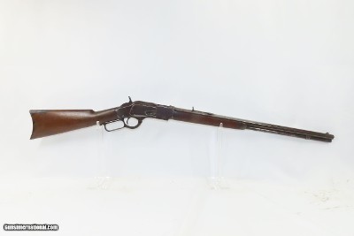 1891 Antique WINCHESTER 1873 .32-20 WCF Lever Action Rifle Octagonal Barrel ICONIC Repeating Rifle .32 Winchester Center Fire - Image 16 of 21