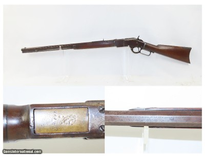 1891 Antique WINCHESTER 1873 .32-20 WCF Lever Action Rifle Octagonal Barrel ICONIC Repeating Rifle .32 Winchester Center Fire