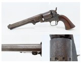 CIVIL WAR Era MANHATTAN FIRE ARMS CO. Series III Percussion “NAVY” Revolver With Multi-Panel ENGRAVED CYLINDER SCENE - 1 of 19