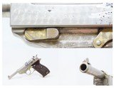NICKEL & GOLD “JEWELED” World War II THIRD REICH “cyq” Code P.38 Pistol C&R March 1944 Mfr. WW2 German Sidearm
