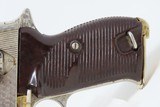 NICKEL & GOLD “JEWELED” World War II THIRD REICH “cyq” Code P.38 Pistol C&R March 1944 Mfr. WW2 German Sidearm - 3 of 19