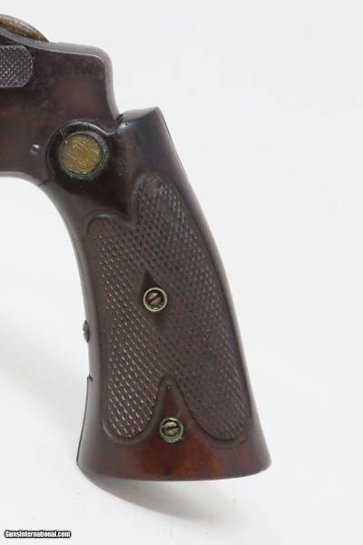 SAN FRANCISCO TRUE BEKEART Smith & Wesson .22/32 Hand Ejector RevolverC&R 1st CLASS – One of the 292 SHIPPED TO BEKEART in CA - Image 3 of 18
