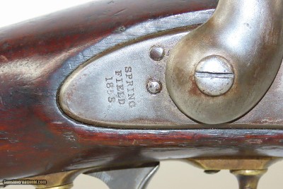1853 Antique U.S. SPRINGFIELD M1847 Cavalry Musketoon ARTILLERY ALTERATION1 of 630 With This Alteration Performed – G. MOLLER - Image 7 of 19
