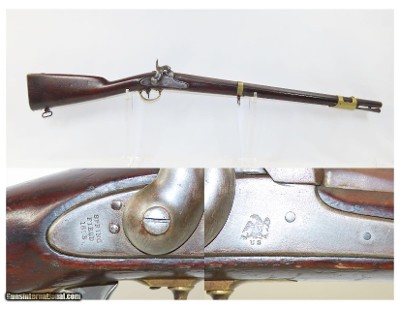 1853 Antique U.S. SPRINGFIELD M1847 Cavalry Musketoon ARTILLERY ALTERATION
1 of 630 With This Alteration Performed – G. MOLLER