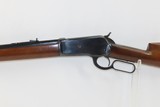c1889 WINCHESTER M1886 Lever Action Rifle .38-56 FRONTIER WILD WEST Antique Octagonal Barrel, Crescent Butt Plate - 4 of 20