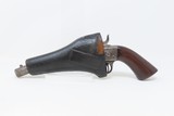 Rare NAVY HOLSTER U.S. REMINGTON 1867 NAVY Rolling Block .50 Pistol Antique ORD DEPT NY 1869 Leather Holster - 3 of 20
