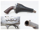 Rare NAVY HOLSTER U.S. REMINGTON 1867 NAVY Rolling Block .50 Pistol Antique ORD DEPT NY 1869 Leather Holster
