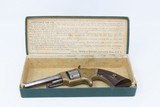 LOWELL ARMS Co Antique ROLLIN WHITE Pocket Revolver Made for SMITH & WESSON VERY RARE w/EJECTOR & LOADING GATE, S&W Box - 2 of 21