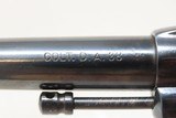 1892 Antique COLT NEW ARMY & NAVY Model .38 Caliber Double Action REVOLVER
First DA Swing Out Cylinder Used by the US Military - 6 of 18