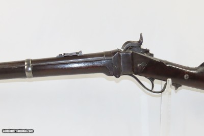 SHARPS NEW MODEL 1859 MILITARY RIFLE Union Army Hartford CIVIL WARAntique Iron Patchbox 30” Barrel Percussion - Image 19 of 22