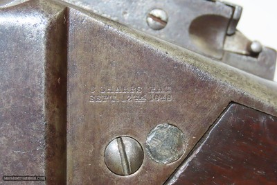 SHARPS NEW MODEL 1859 MILITARY RIFLE Union Army Hartford CIVIL WARAntique Iron Patchbox 30” Barrel Percussion - Image 16 of 22