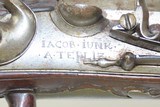 BOHEMIAN Antique JACOB JUNK FLINTLOCK Musket RELIEF CARVED STOCK .63 Early 1800s CZECHOSLOVAKIAN Made Smoothbore - 6 of 18