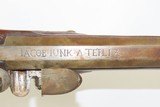 BOHEMIAN Antique JACOB JUNK FLINTLOCK Musket RELIEF CARVED STOCK .63 Early 1800s CZECHOSLOVAKIAN Made Smoothbore - 9 of 18