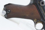 DÜSSELDORF POLICE 1915/1920 DOUBLE DATE LUGER Pistol DWM 9x19mm WWI
II C&R “S.D.IV.1438” Marked WWI Sidearm w/ WWII HOLSTER - 23 of 25
