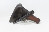 DÜSSELDORF POLICE 1915/1920 DOUBLE DATE LUGER Pistol DWM 9x19mm WWI
II C&R “S.D.IV.1438” Marked WWI Sidearm w/ WWII HOLSTER - 2 of 25