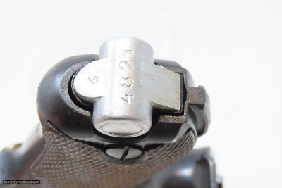 DÜSSELDORF POLICE 1915/1920 DOUBLE DATE LUGER Pistol DWM 9x19mm WWIII C&R “S.D.IV.1438” Marked WWI Sidearm w/ WWII HOLSTER - Image 15 of 25
