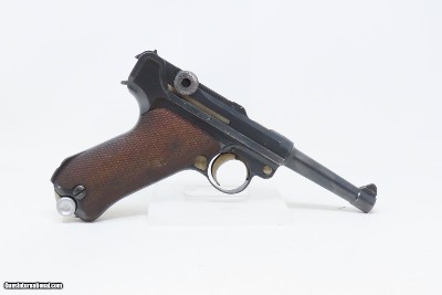 DÜSSELDORF POLICE 1915/1920 DOUBLE DATE LUGER Pistol DWM 9x19mm WWIII C&R “S.D.IV.1438” Marked WWI Sidearm w/ WWII HOLSTER - Image 22 of 25