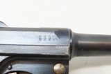DÜSSELDORF POLICE 1915/1920 DOUBLE DATE LUGER Pistol DWM 9x19mm WWI
II C&R “S.D.IV.1438” Marked WWI Sidearm w/ WWII HOLSTER - 21 of 25