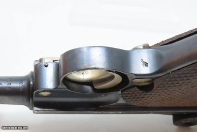 DÜSSELDORF POLICE 1915/1920 DOUBLE DATE LUGER Pistol DWM 9x19mm WWIII C&R “S.D.IV.1438” Marked WWI Sidearm w/ WWII HOLSTER - Image 17 of 25