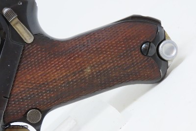 DÜSSELDORF POLICE 1915/1920 DOUBLE DATE LUGER Pistol DWM 9x19mm WWIII C&R “S.D.IV.1438” Marked WWI Sidearm w/ WWII HOLSTER - Image 6 of 25