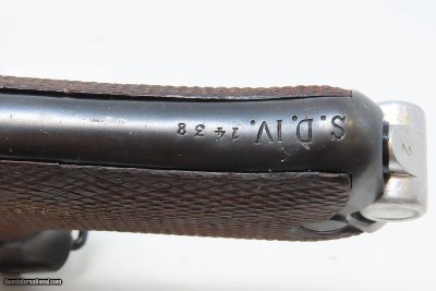 DÜSSELDORF POLICE 1915/1920 DOUBLE DATE LUGER Pistol DWM 9x19mm WWIII C&R “S.D.IV.1438” Marked WWI Sidearm w/ WWII HOLSTER - Image 16 of 25