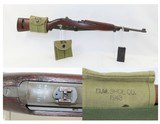 c1944 mfr. World War II WINCHESTER M1 Carbine .30 New Haven CT WW2 C&RWith MAGAZINE POUCHES - 1 of 19