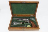 STAGECOACH ROBBERY CYLINDER SCENE 1855 COLT 1849 Revolver CIVIL WAR Antique CASED, POWDER FLASK, LEAD BALL, .31 BULLET MOLD, CAP - 2 of 24