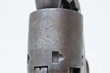 STAGECOACH ROBBERY CYLINDER SCENE 1855 COLT 1849 Revolver CIVIL WAR Antique CASED, POWDER FLASK, LEAD BALL, .31 BULLET MOLD, CAP - 16 of 24