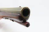 c1813 BRASS OCTAGONAL BARREL KETLAND FLINTLOCK Mountain Man Pistol
Antique With Birmingham Proofs and Tombstone Trademark - 7 of 19