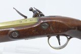 c1813 BRASS OCTAGONAL BARREL KETLAND FLINTLOCK Mountain Man Pistol
Antique With Birmingham Proofs and Tombstone Trademark - 18 of 19