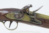 c1813 BRASS OCTAGONAL BARREL KETLAND FLINTLOCK Mountain Man Pistol
Antique With Birmingham Proofs and Tombstone Trademark - 4 of 19