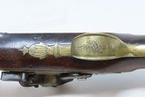c1813 BRASS OCTAGONAL BARREL KETLAND FLINTLOCK Mountain Man Pistol
Antique With Birmingham Proofs and Tombstone Trademark - 14 of 19