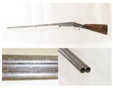 Swedish HUSQVARNA DAMASCUS Side by Side SHOTGUN 12 Gauge 2 3/4” ENGRAVED C&R Made Circa 1900 - 1 of 21