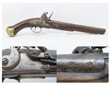 BURY ST EDMONDS FURLONG Flintlock SeaServicePistol Middlesex London Antique Late-18th Century British Military Sidearm