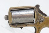 c1874 7-SHOT .22 JAMES REID Friend KNUCKLE DUSTER Revolver ENGRAVED Antique BRASS KNUCKLE - PISTOL COMBO - 4 of 13