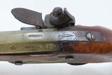SHARPE “EXTRAPROOF” .62 FLINTLOCK Tower NORTH AMERICAN TRADE Pistol Antique KING GEORGE III BROAD ARROW BOARD of ORDNANCE - 10 of 20