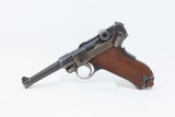 SCARCE DWM 9x19mm 1906 Commercial LUGER Pistol C&RPistol Used in BOTH WORLD WARS - 2 of 18