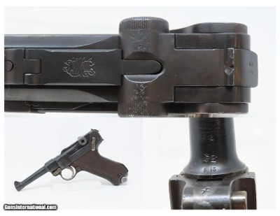 IMPERIAL GERMAN ARMY REWORK DWM 9x19mm P.08 LUGER WORLD WAR I II Weimar C&R ICONIC SIDEARM from BOTH WORLD WARS